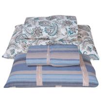 Combo 2 Jogo Cama Lençol Solteiro Estandarte Percal 180 Fios