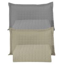 Combo 2 Kit Cobre Leito Colcha Monaco Solteiro Dupla Face Combo 2 Kit Cobre Leito Colcha Monaco Solteiro Dupla Face