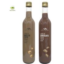 Combo 2 Licores Flor Da Montanha 500ml Sabor Chocolate e Doce de leite