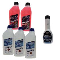 Combo 2 Litros Aditivo Paraflu Rosa Concentrado + 3 Litros de Água Desmineralizada Paraflu + 1 Limpa Radiador 200ml Orbi Combo 2 Litros Aditivo Paraflu Rosa Concentrado + 3 Litros de Água Desmineralizada Paraflu + 1 Limpa Radiador 200ml Orbi