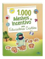 Combo 2 Livros 1000 Adesivos de Incentivo para Educação Cristãos SBN