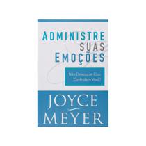 Combo 2 Livros Administre Suas Emoções Joyce Meyer Cristão Evangélico Gospel Igreja Família Homem Mulher Esposa - Igreja Cristã Amigo Evangélico