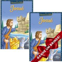 Combo 2 Livros Clássicos da Bíblia: Josué Infantil SBN Crianças Infantil Evangélico Filhos Meninos Bebê Cristão Família Gospel Igreja Ministério