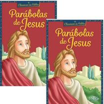 Combo 2 Livros Clássicos da Bíblia: Parábolas de Jesus Infantil SBN - Livro Cristão