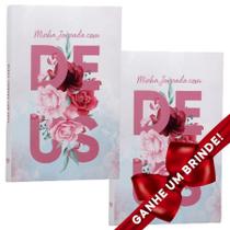 Combo 2 Livros de Oração Minha Jornada Com Deus Devocional Cristão Evangélico Gospel Igreja Família Homem Mulher Jovens Adolescentes Estudo Religi - Presente Religião Igreja Jesus Teologia Barato