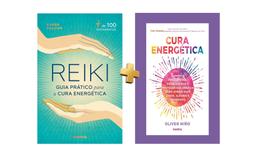 Combo 2 livros de Reiki e cura energética, editora Mantra