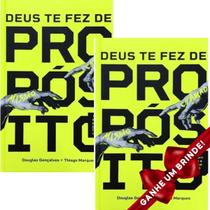 Combo 2 Livros Deus te fez de Propósito Douglas Gonçalves Jesus Copy Cristão Evangélico Gospel Igreja Família Homem Mulher Jovens Adolescentes Estudo