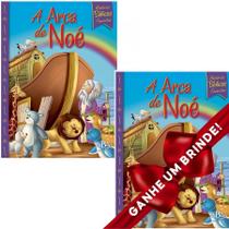 Combo 2 Livros Histórias Bíblicas Favoritas: Arca de Noé Ilustrada Infantil SBN Crianças Infantil Evangélico Filhos Meninos Bebê Cristão Família