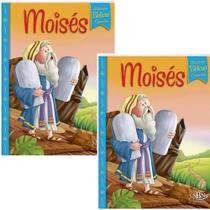 Combo 2 Livros Histórias Bíblicas Favoritas: Moisés Ilustrada Infantil SBN