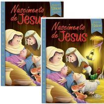 Combo 2 Livros Histórias Bíblicas Favoritas: Nascimento Ilustrada Infantil SBN