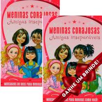 Combo 2 Livros Meninas Corajosas Amigas Inseparáveis Cristão Evangélico Gospel Igreja Família Jovens Adolescentes Cristão Evangélico Gospel Igreja - Presente Aniversário História Bíblica Barato