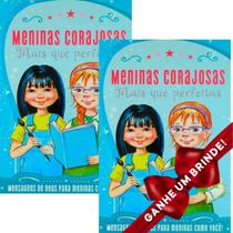 Combo 2 Livros Meninas Corajosas Mais Que Perfeitas Crianças Infantil Evangélico Filhos Meninos Bebê Cristão Família Gospel Igreja Ministério Fé Relig - Presente Aniversário História Bíblica Barato