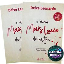 Combo 2 Livros O Amor Mais Louco Da Historia Deive L. Edição Especial - Livro Cristão