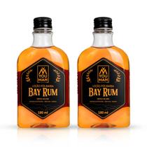 Combo 2 Loção Pos Barba Bryce Edition Bay Rum You Man 180ml cada