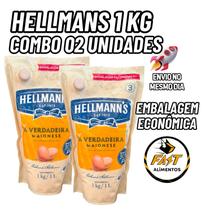 Combo 2 maionese hellmans bag 1 kg