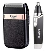 Combo 2 Maquinas Profissional Salão Shaver + Aparador Pelos Nariz E Ouvido Combo 2 Maquinas Profissional Salão Shaver + Aparador Pelos Nariz E Ouvido