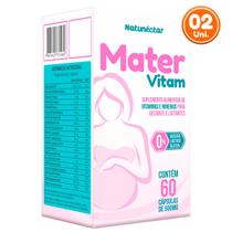 Combo 2 Mater Vitam 60 Cápsulas Vitamina Gestante Lactante - Natunéctar