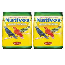 Combo 2 Nativos 5 Kg - Para Pixarro, Trinca Ferro, Azulão, Sabiá - Aroma Banana