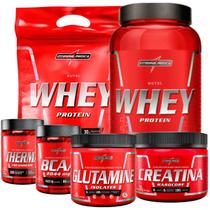 Combo 2 Nutri Whey + Creatina + Bcaa + Glutamine + Therma