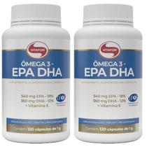 Combo 2 - Ômega 3 - 120 Cápsulas 1g - Vitafor Combo 2 - Ômega 3 - 120 Cápsulas 1g - Vitafor