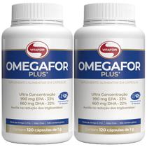 Combo 2 - ÔmegaFor plus - 120 Cápsulas - Vitafor Combo 2 - ÔmegaFor plus - 120 Cápsulas - Vitafor