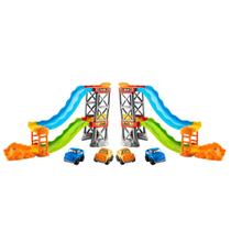 Combo 2 Pistas Corrida Ramp Racer Brinquedo Auto Acompanha Carrinhos Combo 2 Pistas Corrida Ramp Racer Brinquedo Auto Acompanha Carrinhos