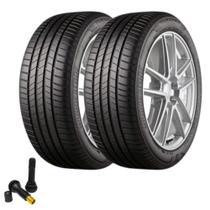 Combo 2 Pneus Classe C Fusion A4 225/50R17 94Y Turanza T005 Bridgestone + Bico Valvula Tr414