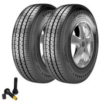 Combo 2 Pneus Fiesta Civic Fox Gol 195/55r15 85h Tubeless F700 Firestone + Bico Valvula Tr414
