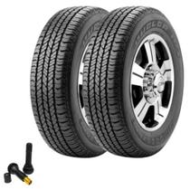 Combo 2 Pneus Ranger L-200 Frontier 245/70r16 111t Dueler Ht 684 III Bridgestone + Bico Valvula Tr414