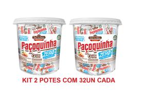 Combo 2 potes de paçoca zero adição de açúcar e vegana.