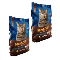 Combo 2 Ração Hot Cat Mix Sem Corantes - 10,1Kg