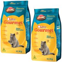 Combo 2 Ração Quatree Gourmet Gatos Castrados Delícias do Mar - 10,1Kg