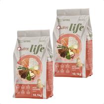 Combo 2 Ração Quatree Life Gatos Castrados Salmão e Arroz - 10,1Kg