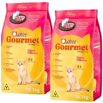 Combo 2 Ração Seca Quatree Gourmet Gatos Filhotes - 10,1Kg