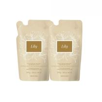 Combo 2 Refil Creme Acetinado Hidratante Desodorante Corporal Lily 250g Combo 2 Refil Creme Acetinado Hidratante Desodorante Corporal Lily 250g