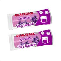 Combo 2 Saco De Lixo Pia e Banheiro com Aroma Lavanda 50 Un - 10L Combo 2 Saco De Lixo Pia e Banheiro com Aroma Lavanda 50 Un - 10L