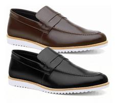 Combo 2 Sapato Social Masculino Oxford Moderno Confortável