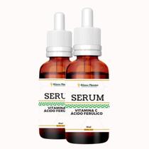 Combo 2 Sérum C 10 % De Vit C E 0,5% De Ácido Ferúlico 30 Ml