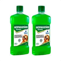 Combo 2 Shampoo Antiparasitário World Veterinária Dug's para Cães - 500ml