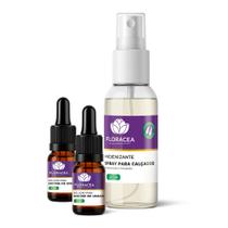 Combo 2 Solucao de Micose 10ml Floracea + 1 Higienizante para Calcados Floracea 120ml