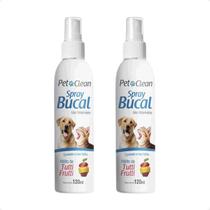 Combo 2 Spray Bucal Pet Clean Tutti-Frutti - 120ml