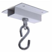 Combo 2 Suporte Giratório Teto P/ Saco De Pancada Cadeira De Balanço TRX (BRANCO) Combo 2 Suporte Giratório Teto P/ Saco De Pancada Cadeira De Balanço TRX (BRANCO)