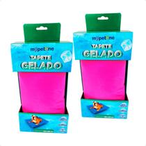 Combo 2 Tapete Gelado Mypetone 50x90 Grande para Cães Rosa Combo 2 Tapete Gelado Mypetone 50x90 Grande para Cães Rosa