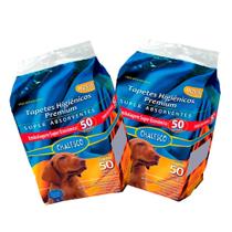 Combo 2 Tapetes Higiênicos Para Cães Chalesco C/50 Unidades Cada Combo 2 Tapetes Higiênicos Para Cães Chalesco C/50 Unidades Cada