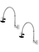 Combo 2 Torneira Gourmet Flexivel de Pia C/2 Jatos Cozinha Combo 2 Torneira Gourmet Flexivel de Pia C/2 Jatos Cozinha