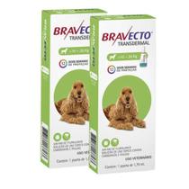 COMBO: 2 UN Antipulgas Bravecto Transdermal Cães 500 Mg - 10 A 20 Kg.