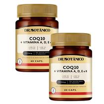 Combo 2 un - coenzima q10 + vitamina s - a d e k2 700mg dr botanico