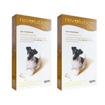 Combo 2 unidades Antipulgas Revolution Cães 5 a 10 kg - 12% 0,5 ml 60 mg