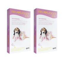 Combo 2 unidades Antipulgas Revolution Cães e Gatos até 2,5 kg - 6% 0,25 ml cx. c/ 3