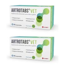 Combo 2 Unidades Artrotabs Vet 30 comp Cães e Gatos Avert